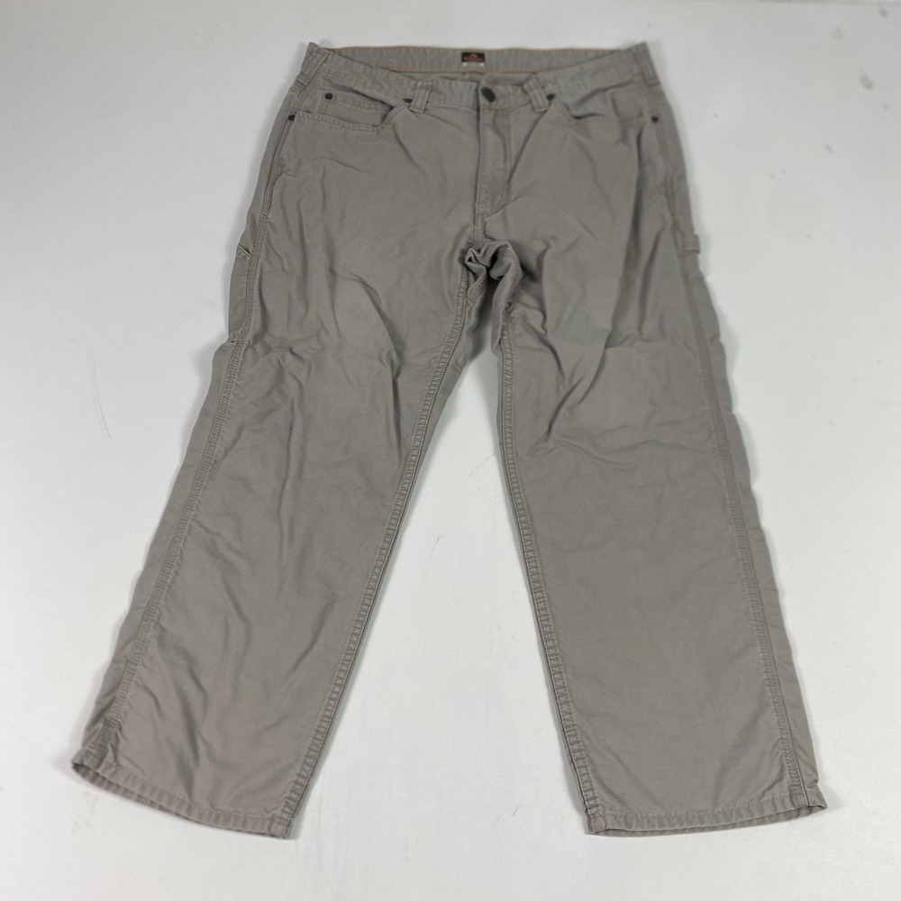 Ridgecut Toughwear Pants Mens 38x30 Gray Work Utility Carpenter Nylon